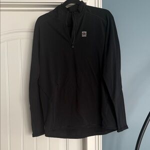 66°North Men's Black Quarter-Zip Sweatshirt